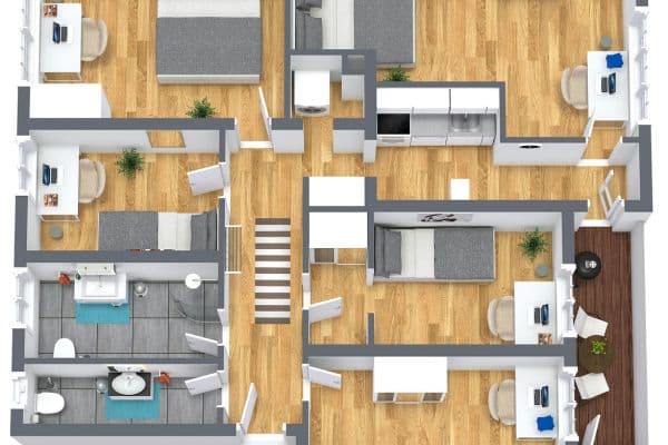 Pronájem bytu 5+1 85 m², München, Bavorsko Pronájem bytu 5+1 85 m², München, Bavorsko