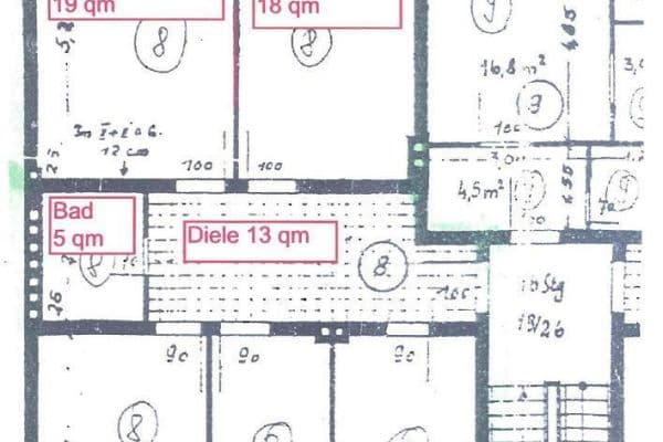 Pronájem bytu 4+1 115 m², Steinmetzstr. 6, Hannover, Dolní Sasko Pronájem bytu 4+1 115 m², Steinmetzstr. 6, Hannover, Dolní Sasko