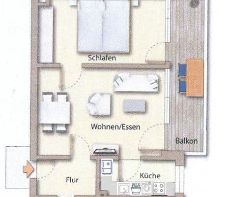 Pronájem bytu 2+1 48 m², München, Bavorsko Pronájem bytu 2+1 48 m², München, Bavorsko