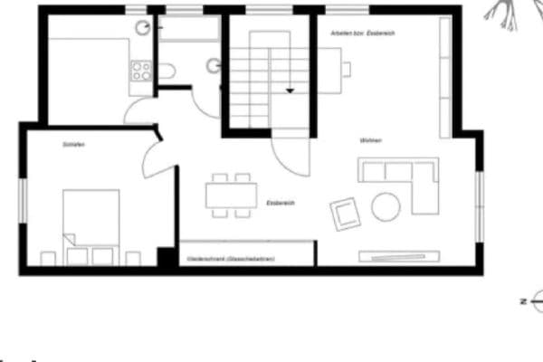 Pronájem bytu 2+1 60 m², Bruchköbel Pronájem bytu 2+1 60 m², Bruchköbel
