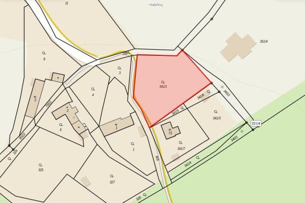 Prodej pozemku 1.657 m², Načešice Prodej pozemku 1.657 m², Načešice