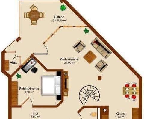 Prodej bytu 3+1 75 m², Hitlstrasse 7, München, Bavorsko Prodej bytu 3+1 75 m², Hitlstrasse 7, München, Bavorsko