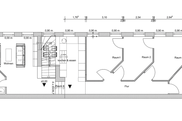 Pronájem bytu 5+1 115 m², Meißner Straße, 3, Wilsdruff, Sasko Pronájem bytu 5+1 115 m², Meißner Straße, 3, Wilsdruff, Sasko