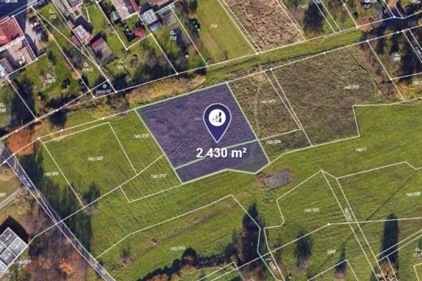 Prodej pozemku 2.430 m², Prodej pozemku 2.430 m²,