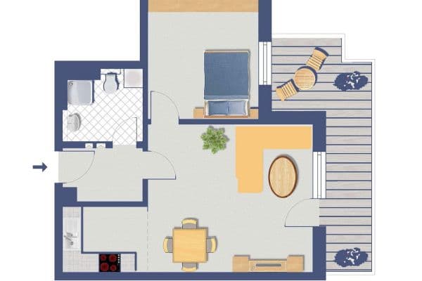 Pronájem bytu 2+1 60 m², Marie-Deubler-Str. 4, Neuried, Bavorsko Pronájem bytu 2+1 60 m², Marie-Deubler-Str. 4, Neuried, Bavorsko