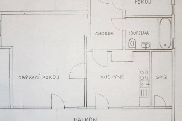 Pronájem bytu 2+1 54 m², Mladých, Praha 17 Pronájem bytu 2+1 54 m², Mladých, Praha 17