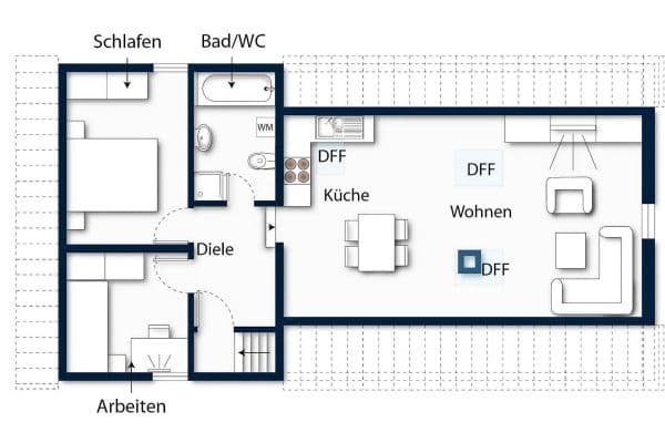 Pronájem bytu 3+1 72 m², Heilbronn Pronájem bytu 3+1 72 m², Heilbronn