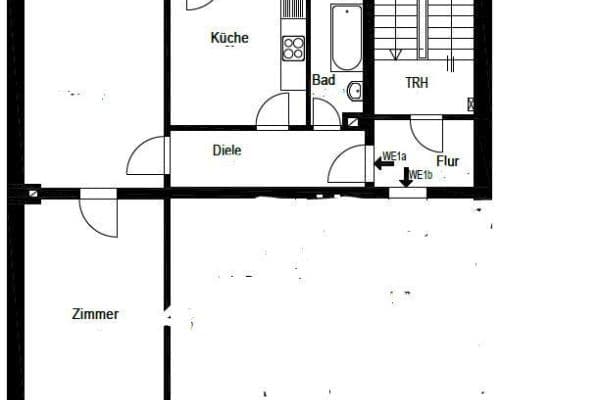 Pronájem bytu 2+1 58 m², Duisburg Pronájem bytu 2+1 58 m², Duisburg