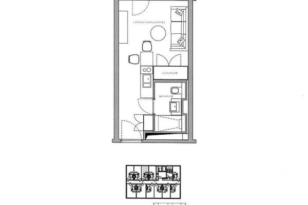 Prodej bytu 1+1 23 m², Lehrter Straße 24 B, Berlin, Berlín Prodej bytu 1+1 23 m², Lehrter Straße 24 B, Berlin, Berlín