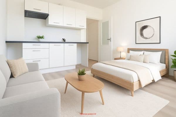 Pronájem bytu 1+kk 20 m², Hořany, Pronájem bytu 1+kk 20 m², Hořany,