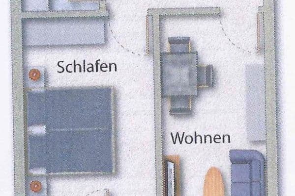 Pronájem bytu 2+1 44 m², Rheinäuser Str. 103, Mannheim, Bádensko-Württembersko Pronájem bytu 2+1 44 m², Rheinäuser Str. 103, Mannheim, Bádensko-Württembersko