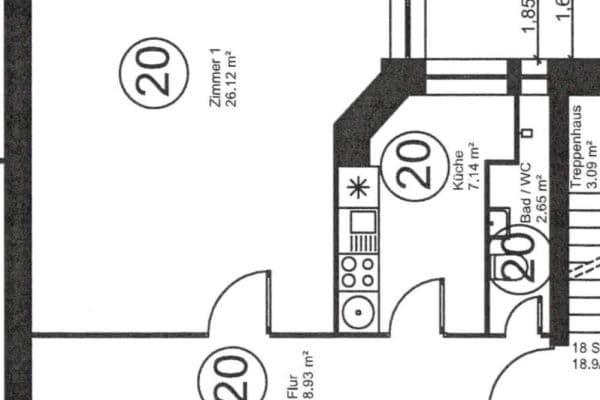 Pronájem bytu 1+1 50 m², Mindener Straße 3, Berlin, Berlín Pronájem bytu 1+1 50 m², Mindener Straße 3, Berlin, Berlín
