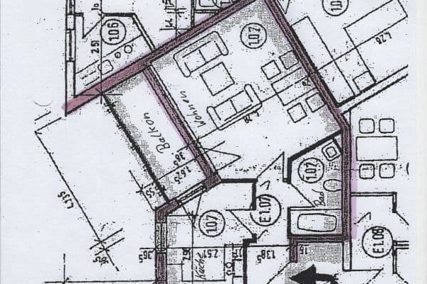 Pronájem bytu 2+1 57 m², zum Heideberg 1d, Bannewitz Pronájem bytu 2+1 57 m², zum Heideberg 1d, Bannewitz
