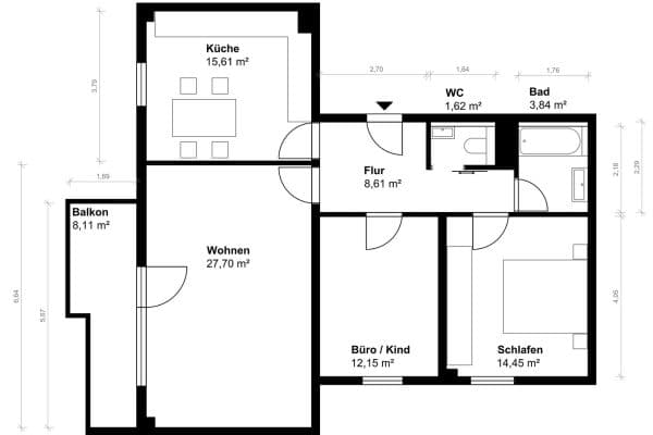 Prodej bytu 3+1 90 m², Wolfratshausen, Bavorsko Prodej bytu 3+1 90 m², Wolfratshausen, Bavorsko