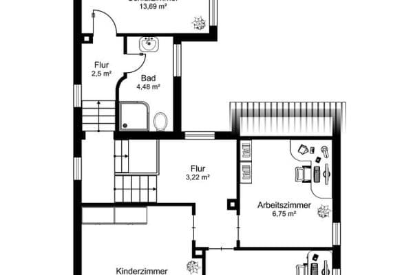 Prodej domu 105 m², pozemek 480 m², Nauroder Str. 71, Wiesbaden Prodej domu 105 m², pozemek 480 m², Nauroder Str. 71, Wiesbaden