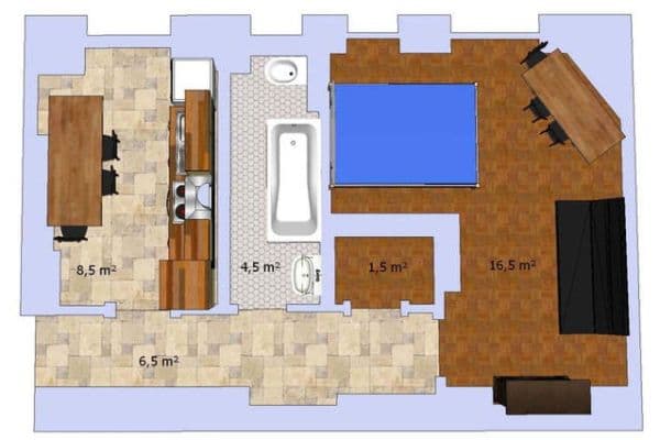 Prodej bytu 1+1 34 m², Berlin, Berlín Prodej bytu 1+1 34 m², Berlin, Berlín