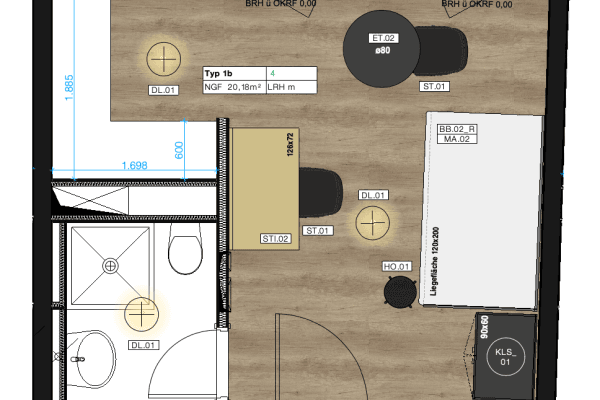 Pronájem bytu 1+1 21 m², Rubensstr. 54, Berlin - Schöneberg, Berlín Pronájem bytu 1+1 21 m², Rubensstr. 54, Berlin - Schöneberg, Berlín