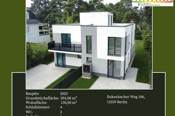 Prodej domu 150 m², pozemek 394 m², Enkenbacher Weg 106, Berlin, Berlín Prodej domu 150 m², pozemek 394 m², Enkenbacher Weg 106, Berlin, Berlín