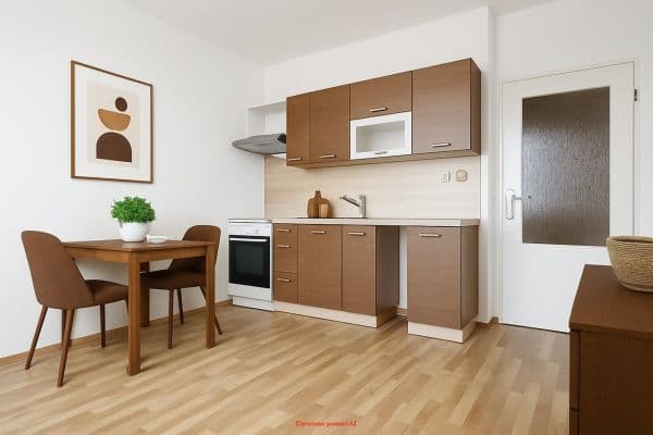 Pronájem bytu 1+kk 35 m², Slovenská, Pronájem bytu 1+kk 35 m², Slovenská,