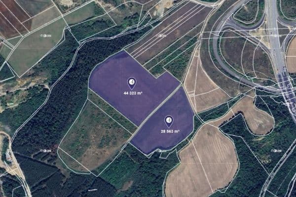 Prodej pozemku 72.886 m², Prodej pozemku 72.886 m²,