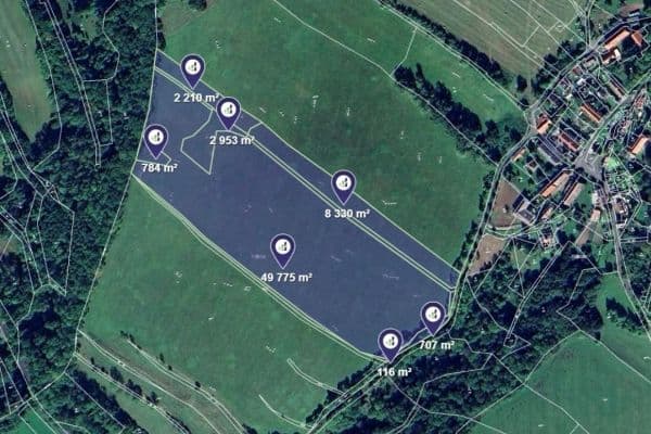 Prodej pozemku 64.875 m², Prodej pozemku 64.875 m²,