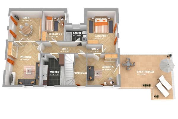 Prodej bytu 5+1 128 m², Leonberg Prodej bytu 5+1 128 m², Leonberg