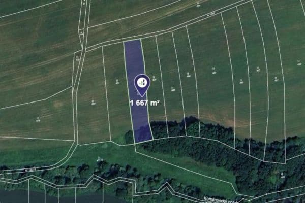 Prodej pozemku 1.667 m², Prodej pozemku 1.667 m²,