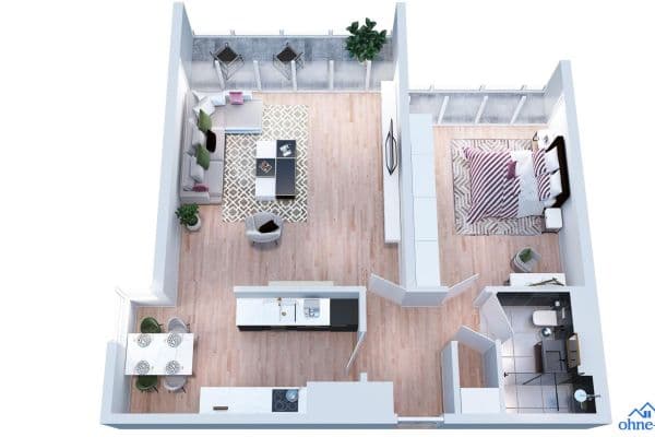 Pronájem bytu 2+1 66 m², Reginharstraße 2, Bergisch Gladbach Pronájem bytu 2+1 66 m², Reginharstraße 2, Bergisch Gladbach