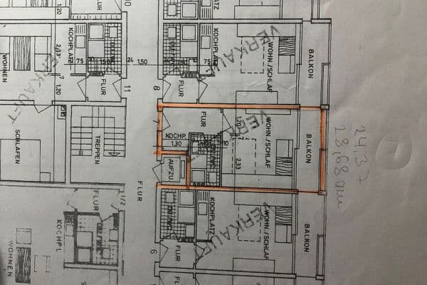 Pronájem bytu 1+1 22 m², Augburg, Bavorsko Pronájem bytu 1+1 22 m², Augburg, Bavorsko
