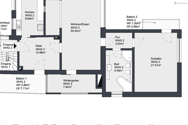 Pronájem bytu 2+kk 99 m², Hindenburgerstr 96, Neustadt an der Weinstraße Pronájem bytu 2+kk 99 m², Hindenburgerstr 96, Neustadt an der Weinstraße