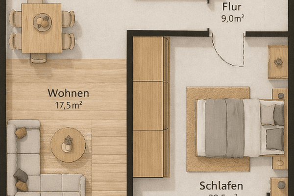 Pronájem bytu 2+1 70 m², Versbacher Str. 102, Würzburg Pronájem bytu 2+1 70 m², Versbacher Str. 102, Würzburg
