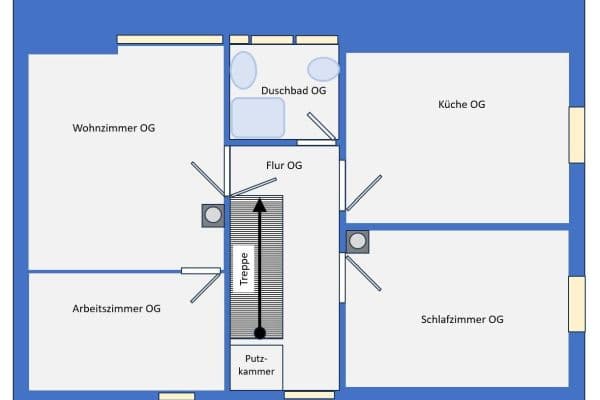 Pronájem bytu 3+1 46 m², Adalbert-Stifter-Straße 12, Uttenreuth Pronájem bytu 3+1 46 m², Adalbert-Stifter-Straße 12, Uttenreuth