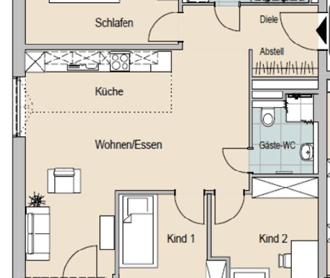 Pronájem bytu 4+1 98 m², Alte Werftstraße 1, Königs Wusterhausen Pronájem bytu 4+1 98 m², Alte Werftstraße 1, Königs Wusterhausen