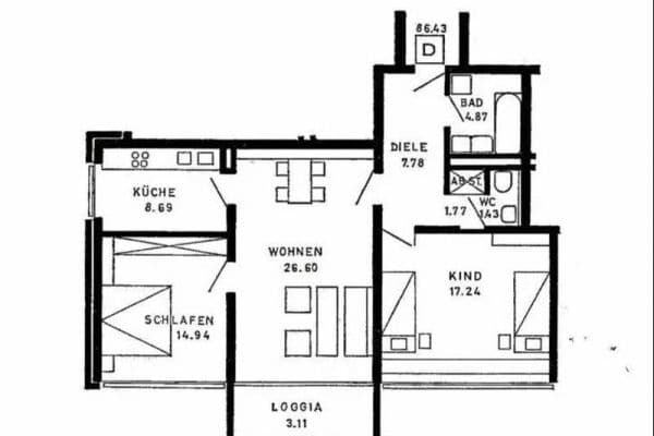 Prodej bytu 3+1 86 m², Bresslauerstraße 18, Neu-Ulm, Bavorsko Prodej bytu 3+1 86 m², Bresslauerstraße 18, Neu-Ulm, Bavorsko