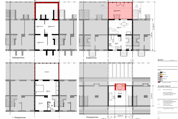 Prodej domu 100 m², pozemek 202 m², Arnstädter Weg 20, Frankfurt, Hessen Prodej domu 100 m², pozemek 202 m², Arnstädter Weg 20, Frankfurt, Hessen