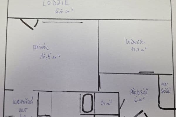 Pronájem bytu 2+kk 49 m², Na Záhonech, Praha Pronájem bytu 2+kk 49 m², Na Záhonech, Praha