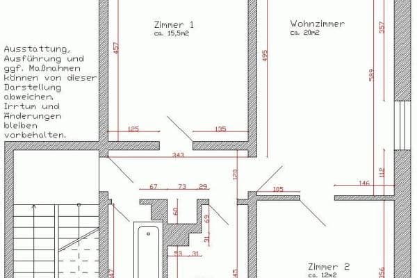 Pronájem bytu 3+1 63 m², Linzer Straße 45, Dessau-Roßlau, Sasko-Anhaltsko Pronájem bytu 3+1 63 m², Linzer Straße 45, Dessau-Roßlau, Sasko-Anhaltsko