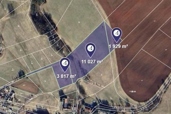 Prodej pozemku 16.773 m², Nová Ves nad Popelkou Prodej pozemku 16.773 m², Nová Ves nad Popelkou