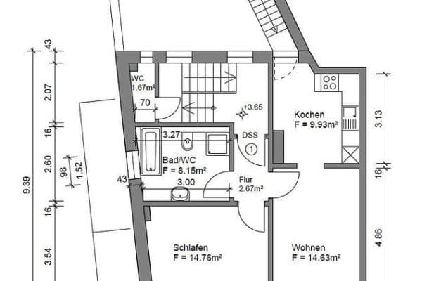 Pronájem bytu 2+1 60 m², Bad Nauheim Pronájem bytu 2+1 60 m², Bad Nauheim