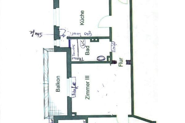 Pronájem bytu 2+kk 76 m², Parkstraße 21b, Osnabrück, Dolní Sasko Pronájem bytu 2+kk 76 m², Parkstraße 21b, Osnabrück, Dolní Sasko