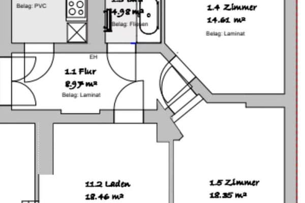 Pronájem bytu 3+1 74 m², Paracelsusstraße 2c, Halle (Saale), Sasko-Anhaltsko Pronájem bytu 3+1 74 m², Paracelsusstraße 2c, Halle (Saale), Sasko-Anhaltsko