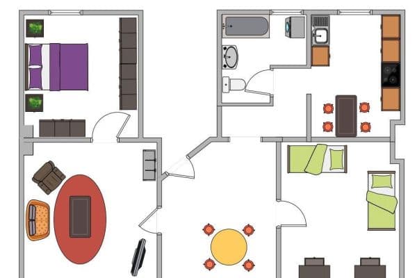 Pronájem bytu 4+1 88 m², Thüringer Str. 31, Oberhausen Pronájem bytu 4+1 88 m², Thüringer Str. 31, Oberhausen