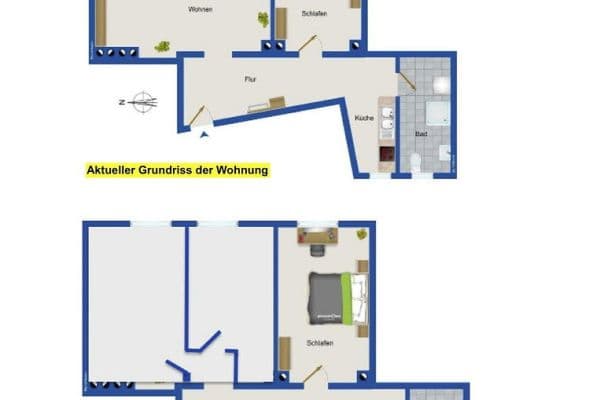 Pronájem bytu 2+1 65 m², Rothenburger Straße 151, Nürnberg, Bavorsko Pronájem bytu 2+1 65 m², Rothenburger Straße 151, Nürnberg, Bavorsko