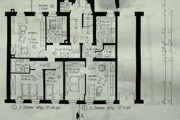Pronájem bytu 6+1 120 m², Kantstrasse 16, Chemnitz, Sasko Pronájem bytu 6+1 120 m², Kantstrasse 16, Chemnitz, Sasko