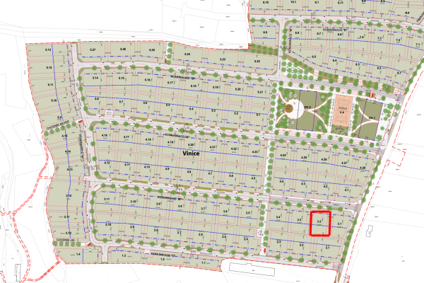 Prodej pozemku 803 m², Úvaly Prodej pozemku 803 m², Úvaly