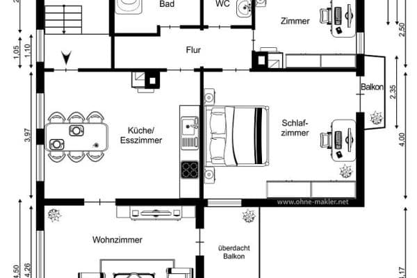 Pronájem bytu 3+kk 85 m², Neuenstadt am Kocher Pronájem bytu 3+kk 85 m², Neuenstadt am Kocher