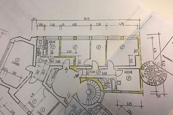 Pronájem bytu 3+1 70 m², Bockenheimerlandstrasse 83, Frankfurt, Hessen Pronájem bytu 3+1 70 m², Bockenheimerlandstrasse 83, Frankfurt, Hessen