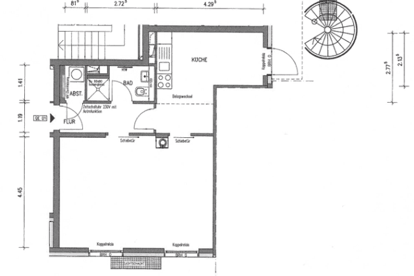 Prodej bytu 1+1 51 m², Fuchstanzstr. 30, Frankfurt, Hessen Prodej bytu 1+1 51 m², Fuchstanzstr. 30, Frankfurt, Hessen