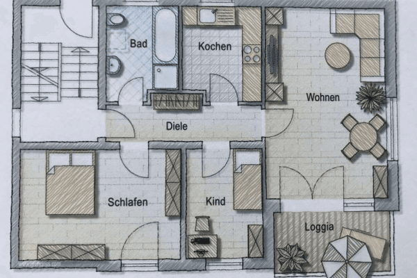 Pronájem bytu 3+1 71 m², Triftstraße 1a, Hamburg, Hamburg Pronájem bytu 3+1 71 m², Triftstraße 1a, Hamburg, Hamburg