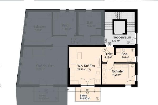 Prodej bytu 2+1 53 m², Burgauer Straße 18a, Krumbach (Schwaben), Bavorsko Prodej bytu 2+1 53 m², Burgauer Straße 18a, Krumbach (Schwaben), Bavorsko